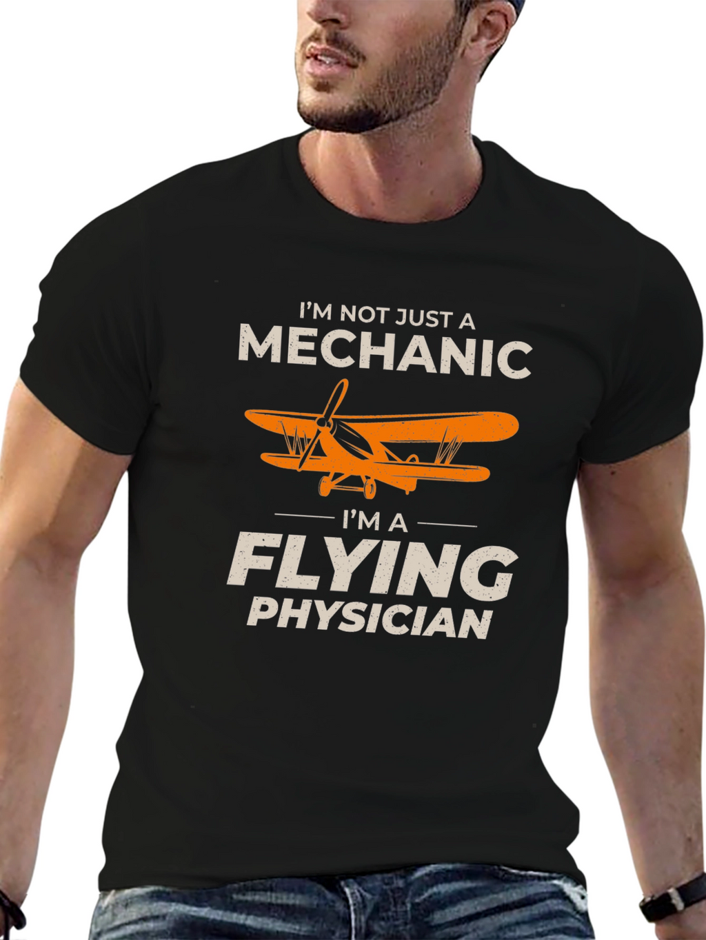 Flying Physician T-Shirt Aviation Doctor Tee