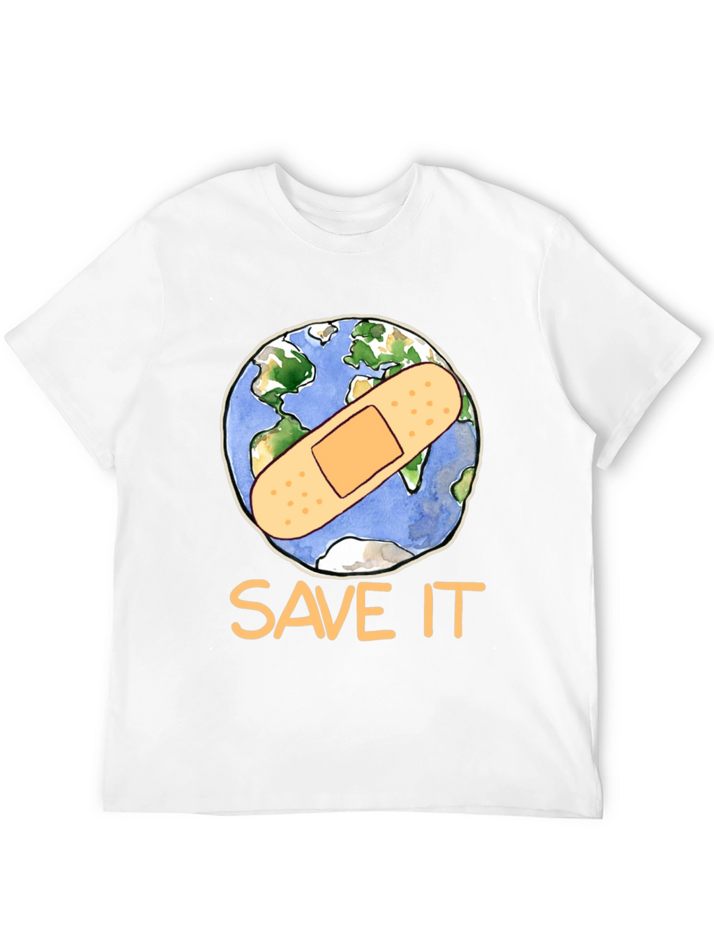Save It Earth Graphic T-Shirt - Environmental Tee