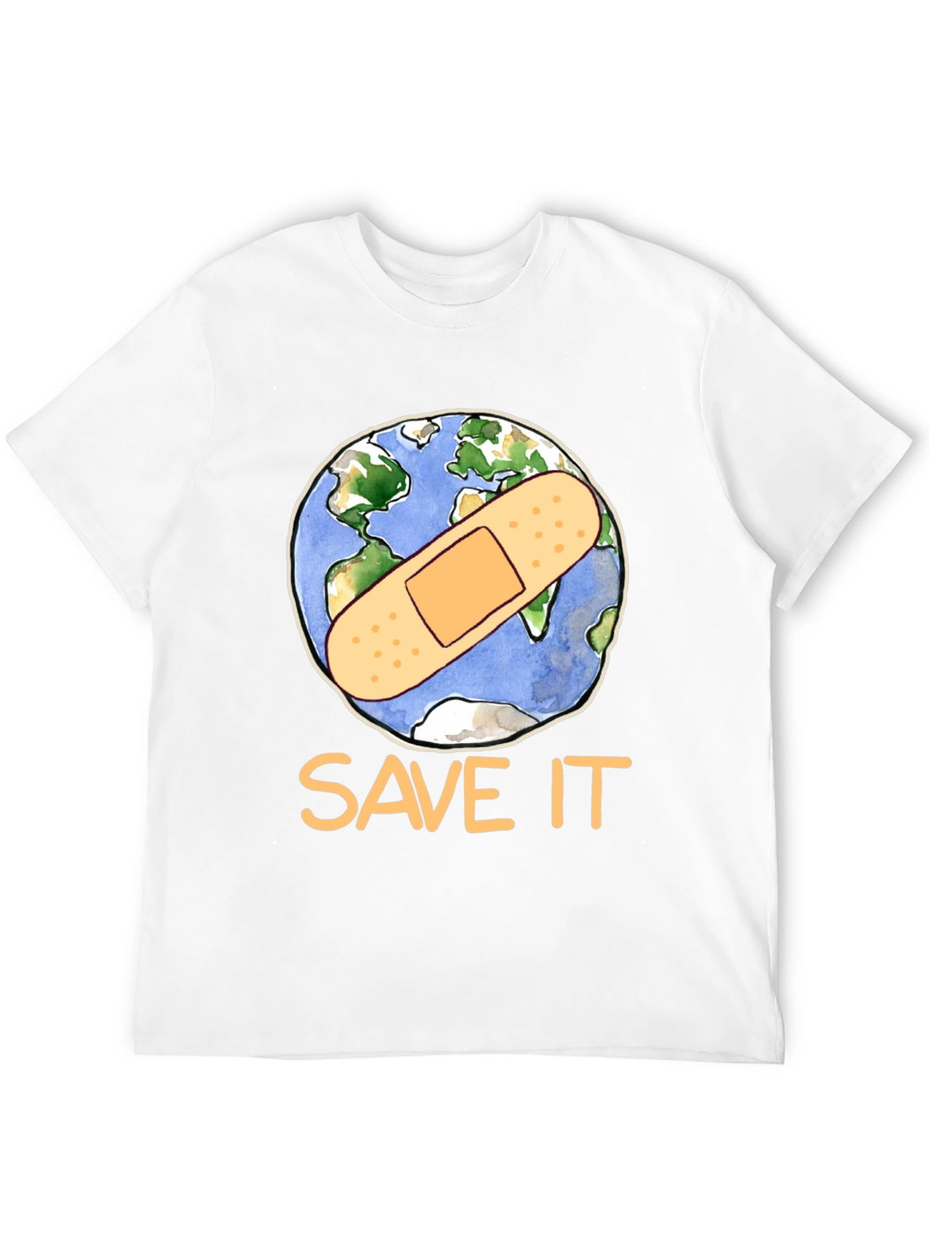 Save It Earth Graphic T-Shirt - Environmental Tee
