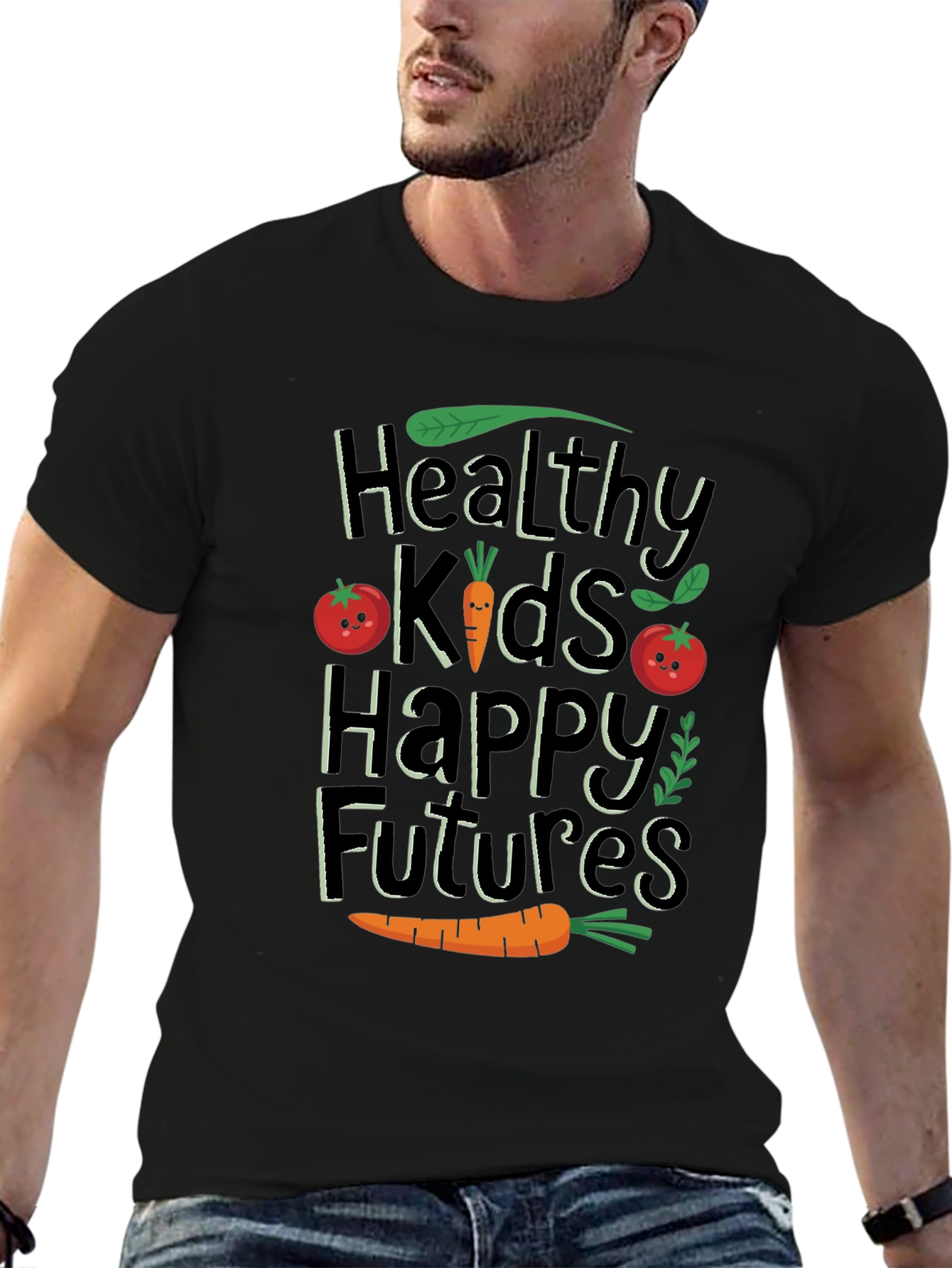 Healthy Kids Happy Futures Graphic T-Shirt