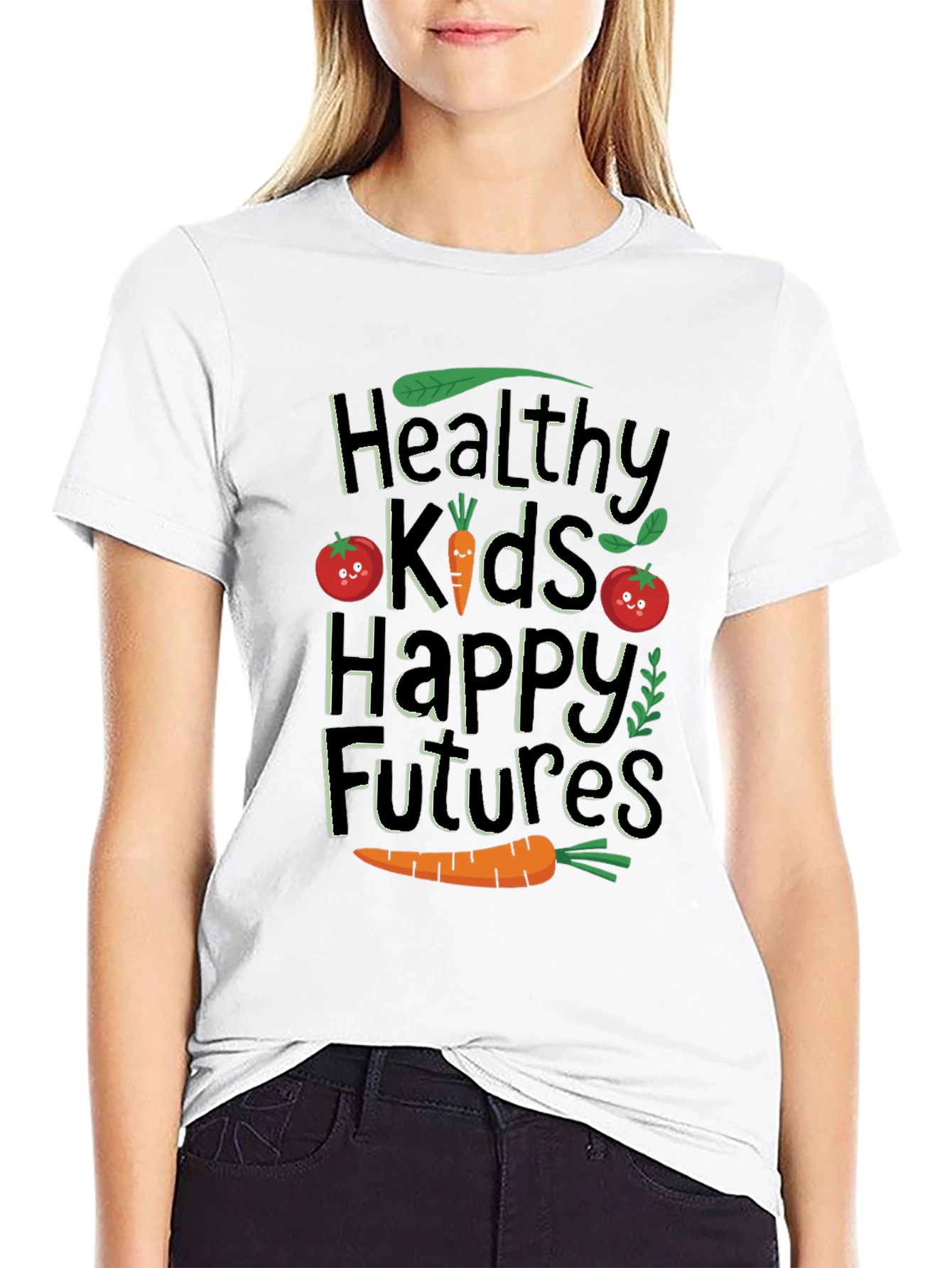 Healthy Kids Happy Futures Graphic T-Shirt