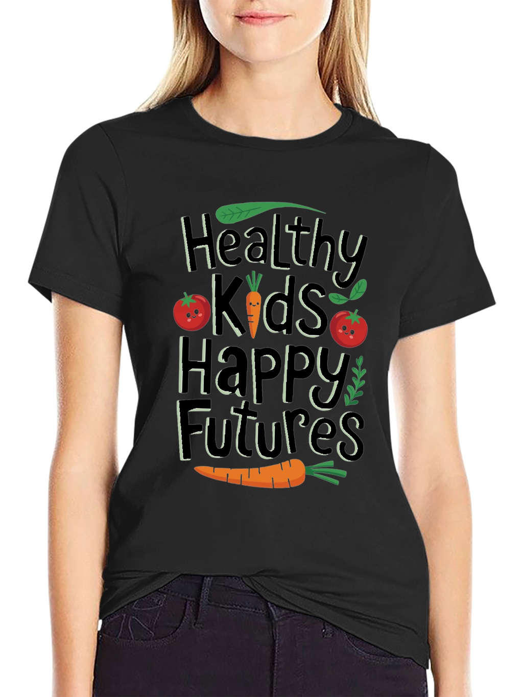 Healthy Kids Happy Futures Graphic T-Shirt