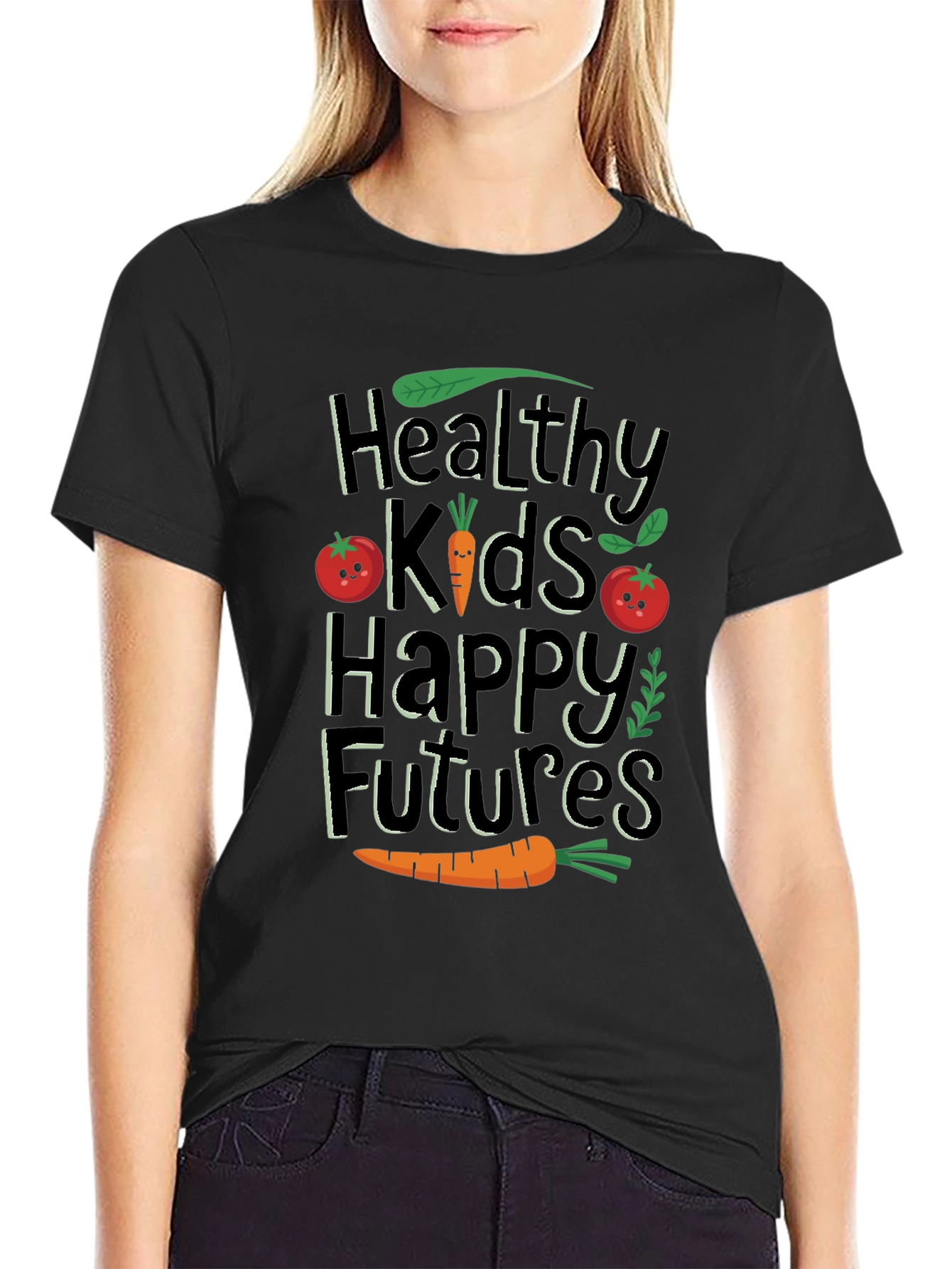 Healthy Kids Happy Futures Graphic T-Shirt