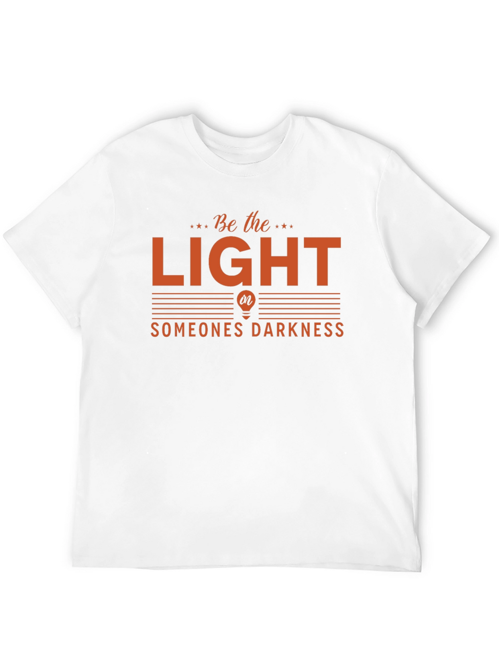 Be The Light Graphic Tee - Inspiring Black T-Shirt