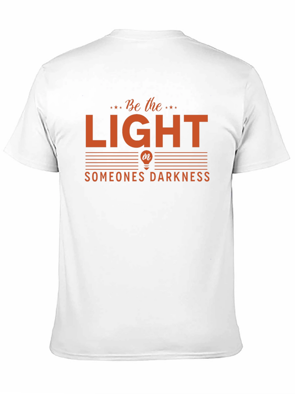 Be The Light Graphic Tee - Inspiring Black T-Shirt
