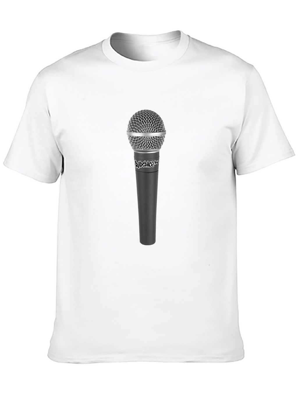 Black Microphone Graphic Tee - Music Lover Shirt