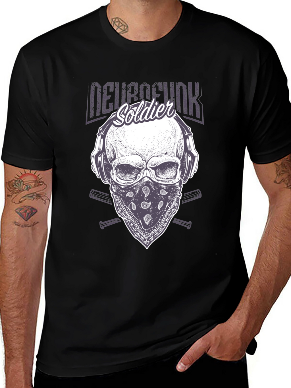 Neurofunk Soldier Graphic T-Shirt