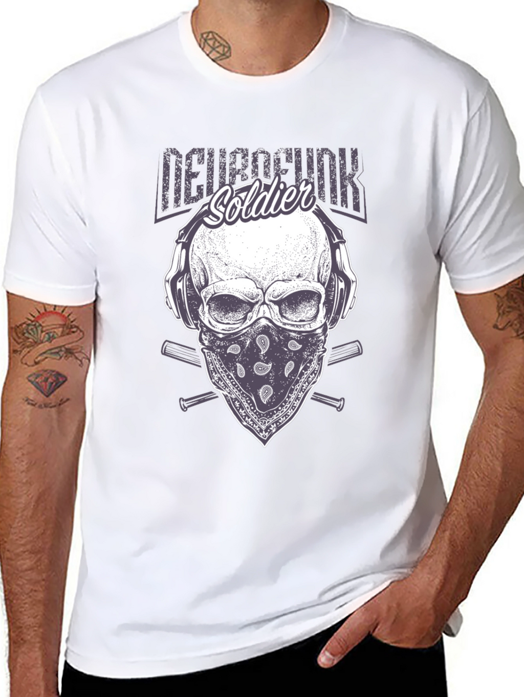 Neurofunk Soldier Graphic T-Shirt
