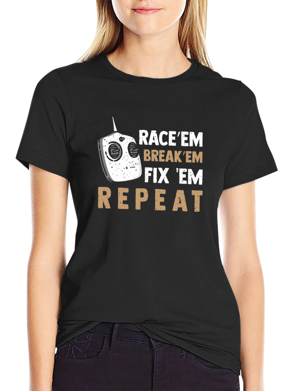 Race Em Break Em Fix Em Repeat T-Shirt