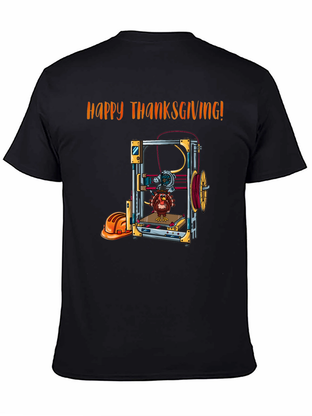 Thanksgiving 3D Printing Turkey T-Shirt