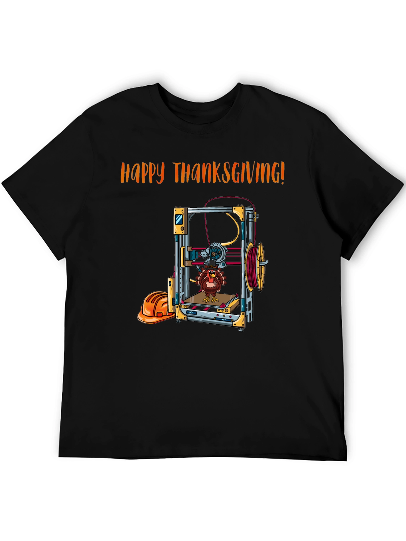 Thanksgiving 3D Printing Turkey T-Shirt