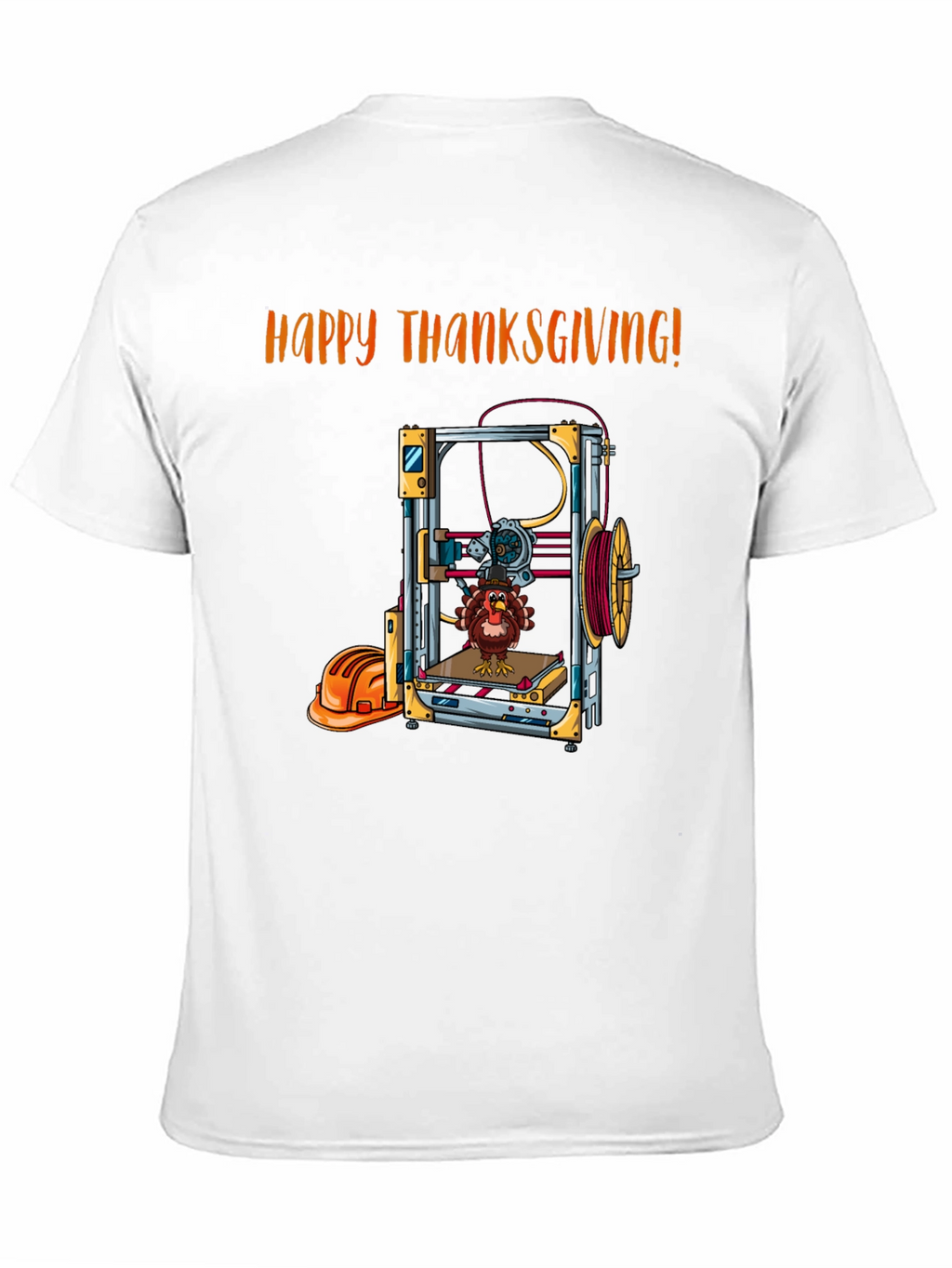 Thanksgiving 3D Printing Turkey T-Shirt