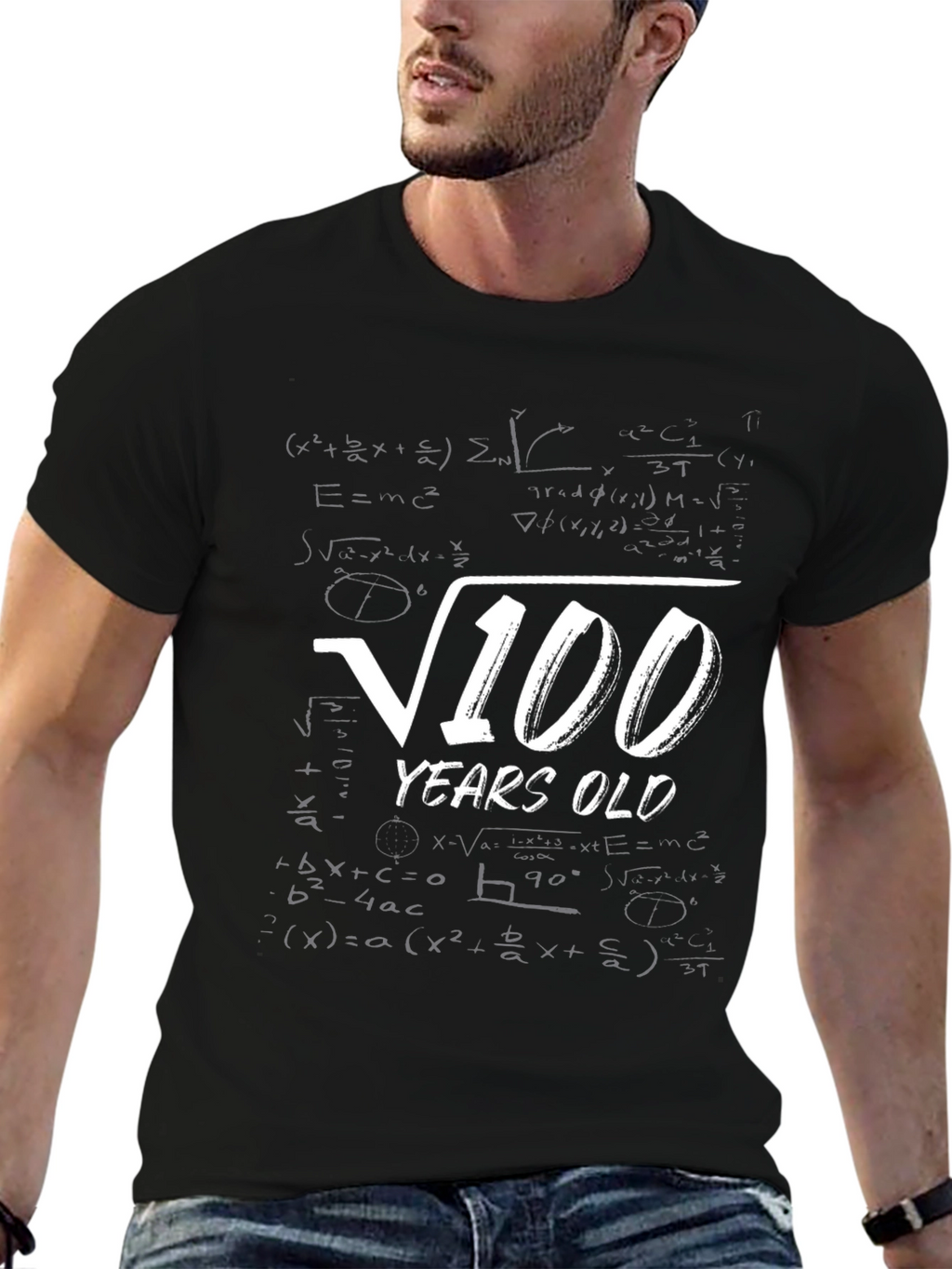 Funny 100 Years Old Math Formula T-Shirt