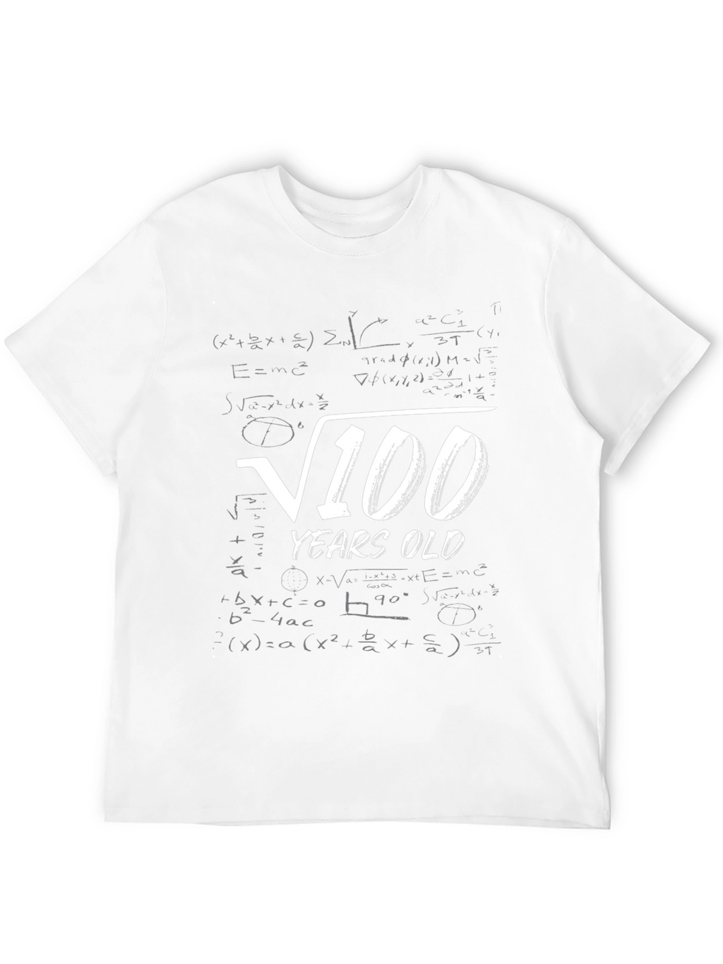 Funny 100 Years Old Math Formula T-Shirt