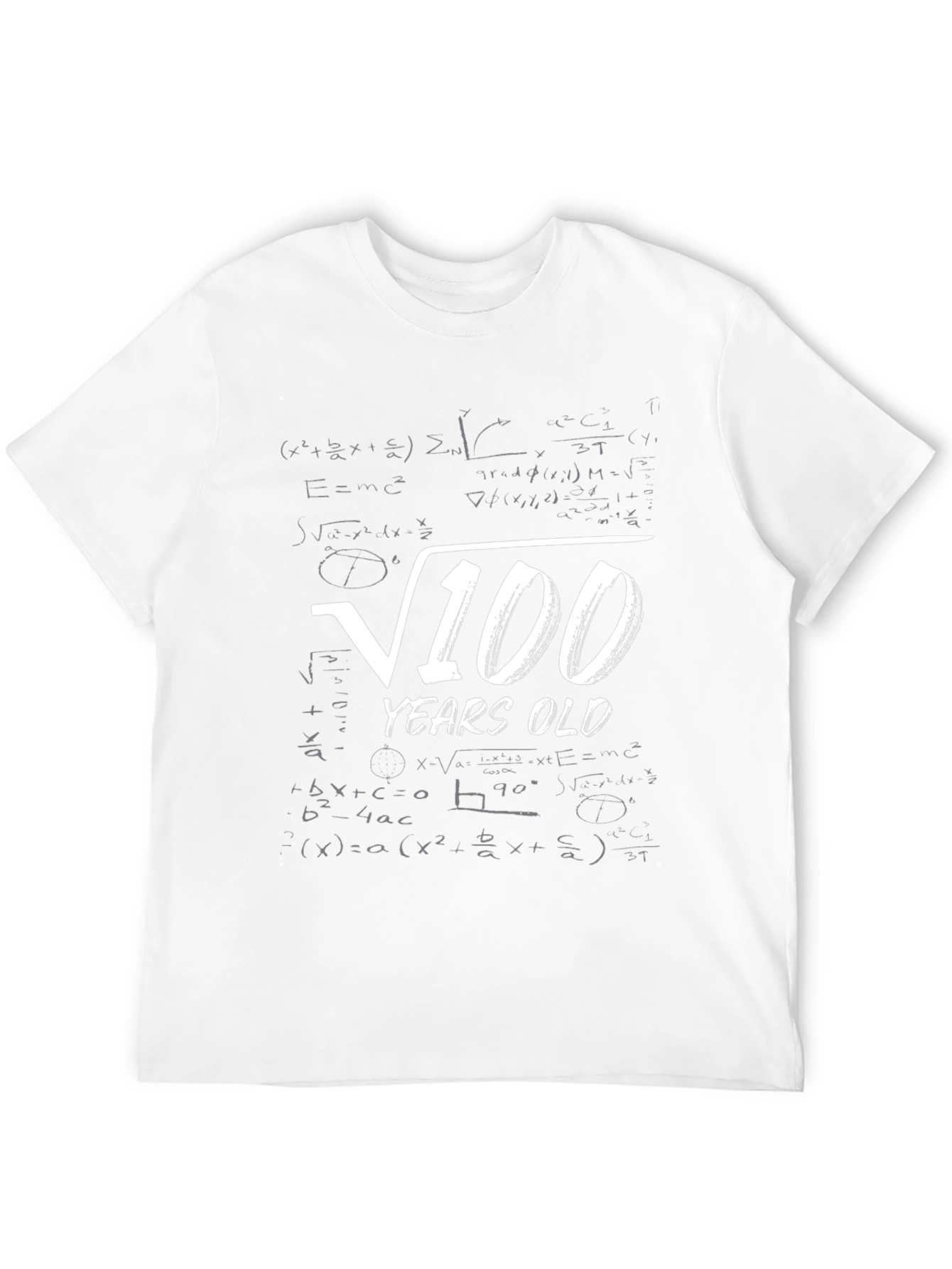 Funny 100 Years Old Math Formula T-Shirt