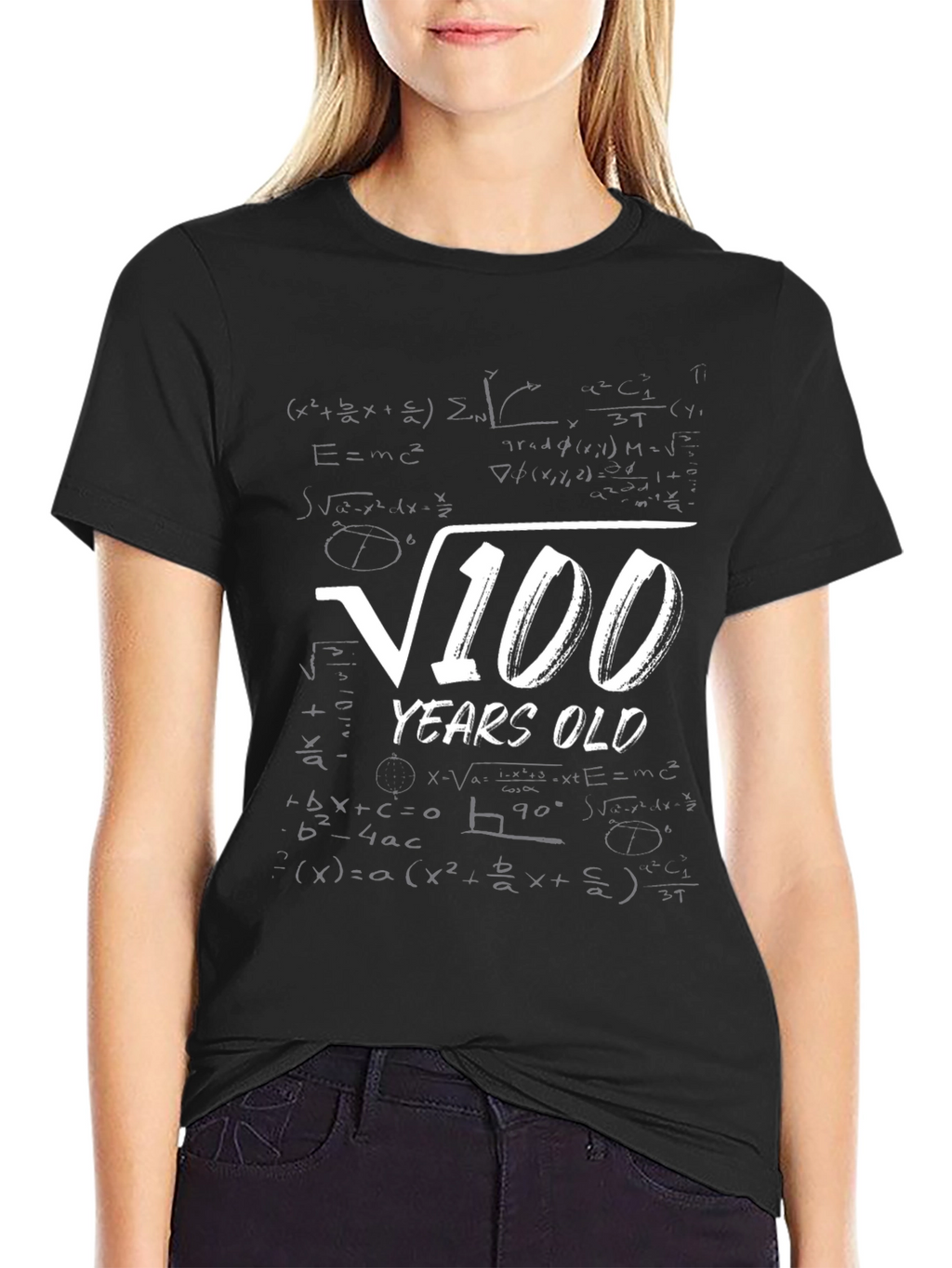Funny 100 Years Old Math Formula T-Shirt