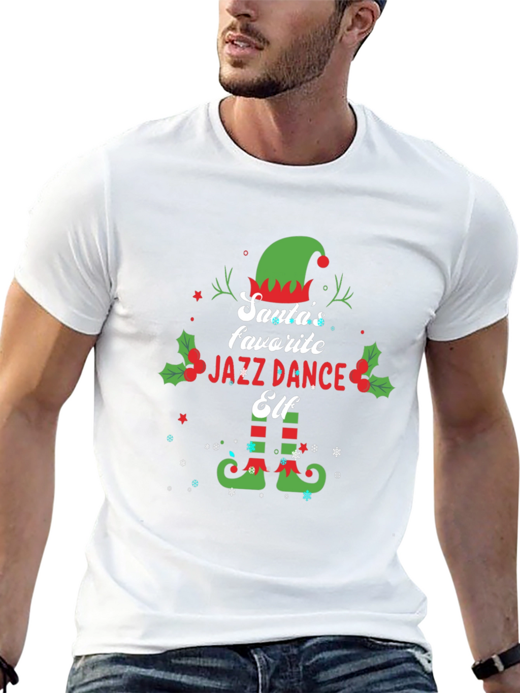 Santas Favorite Jazz Dance Elf T-Shirt