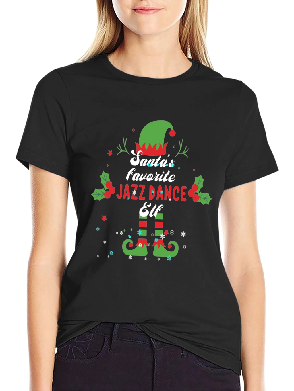 Santas Favorite Jazz Dance Elf T-Shirt