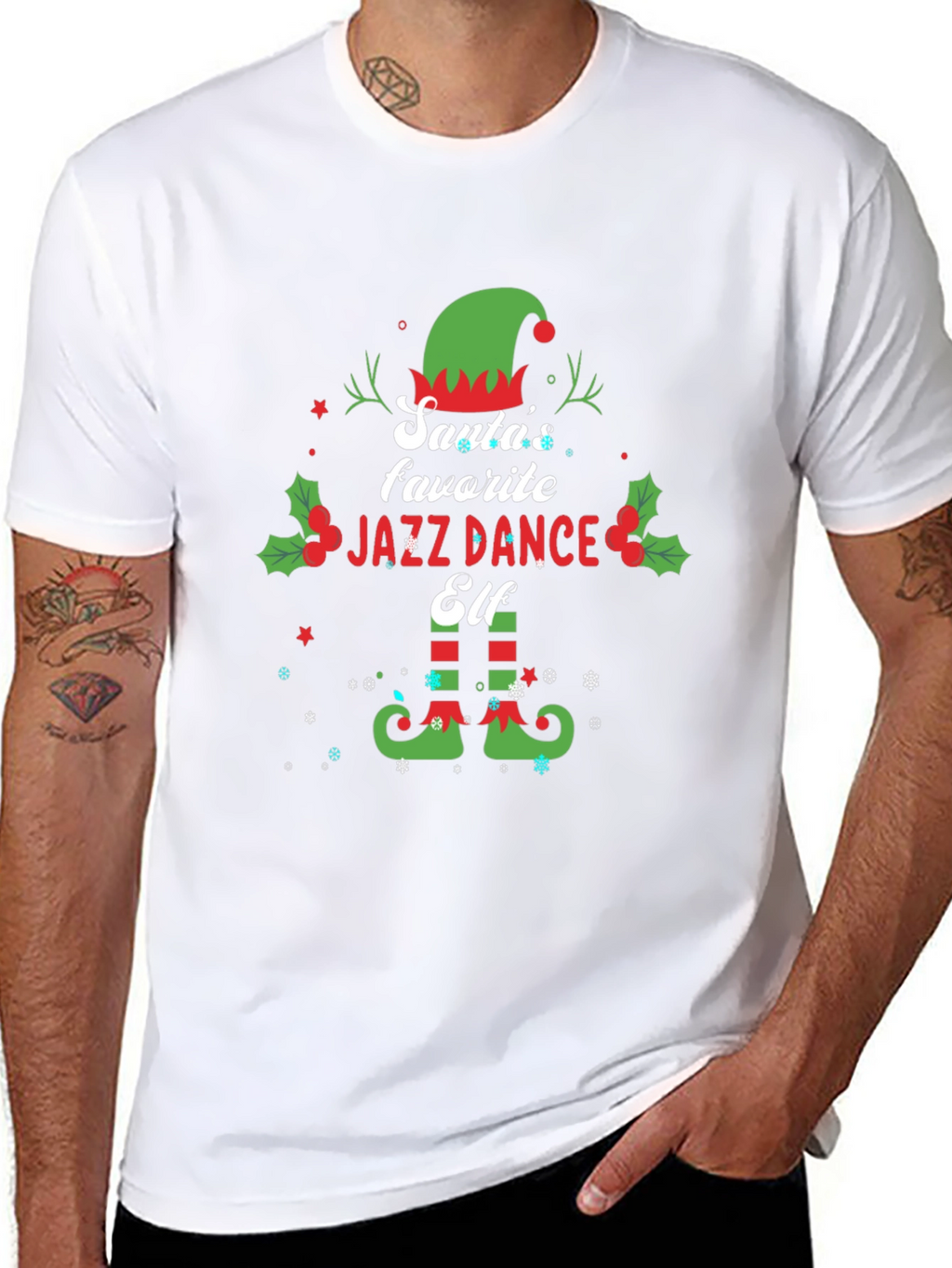 Santas Favorite Jazz Dance Elf T-Shirt