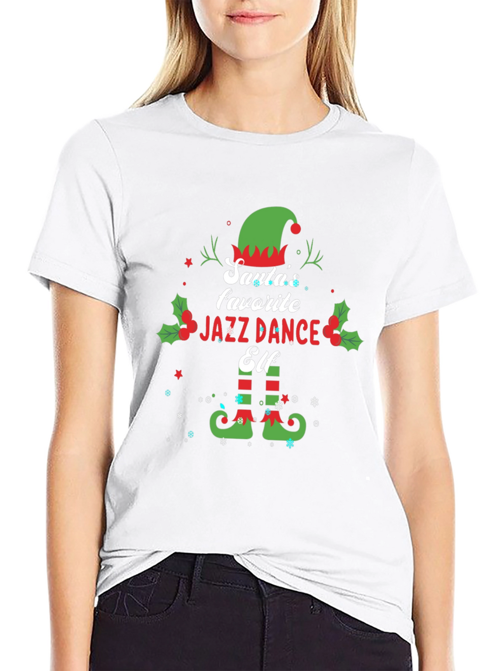 Santas Favorite Jazz Dance Elf T-Shirt