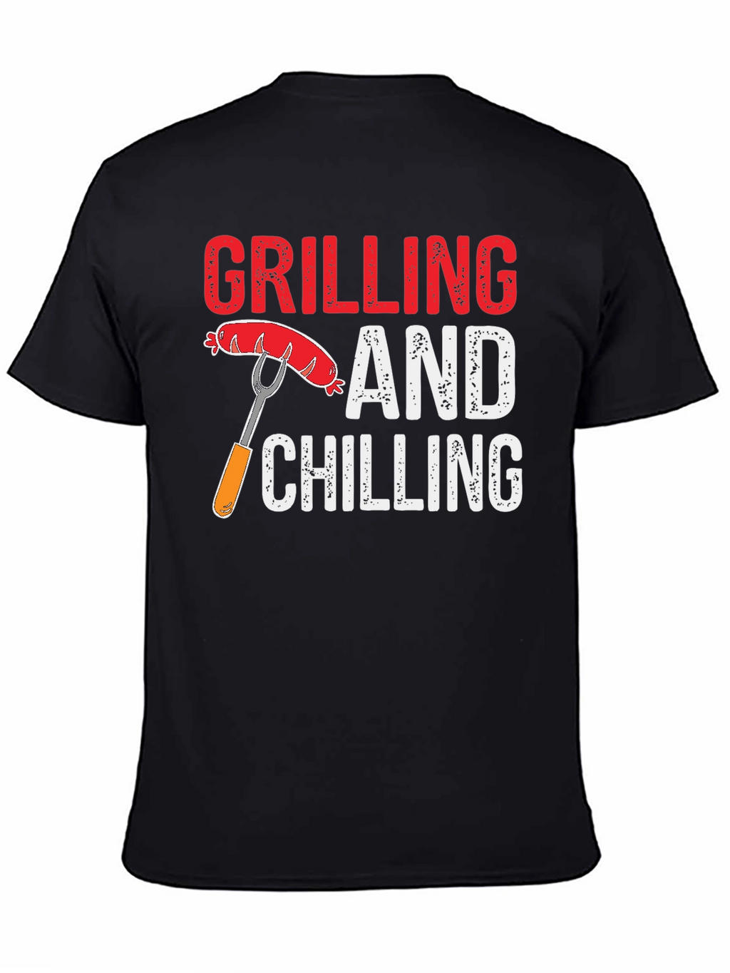 Grilling and Chilling T-Shirt - Black
