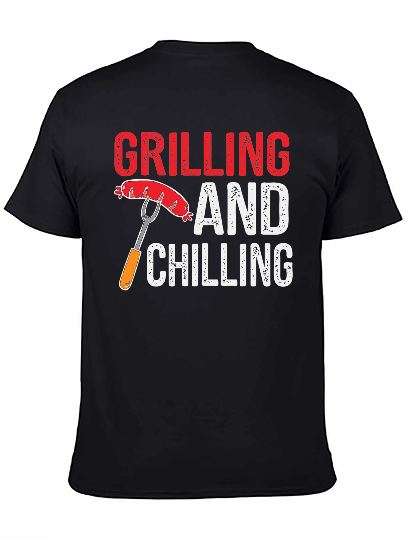 Grilling and Chilling T-Shirt - Black