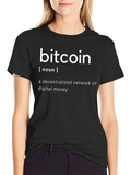 Bitcoin Definition Graphic T-Shirt - Crypto Tee