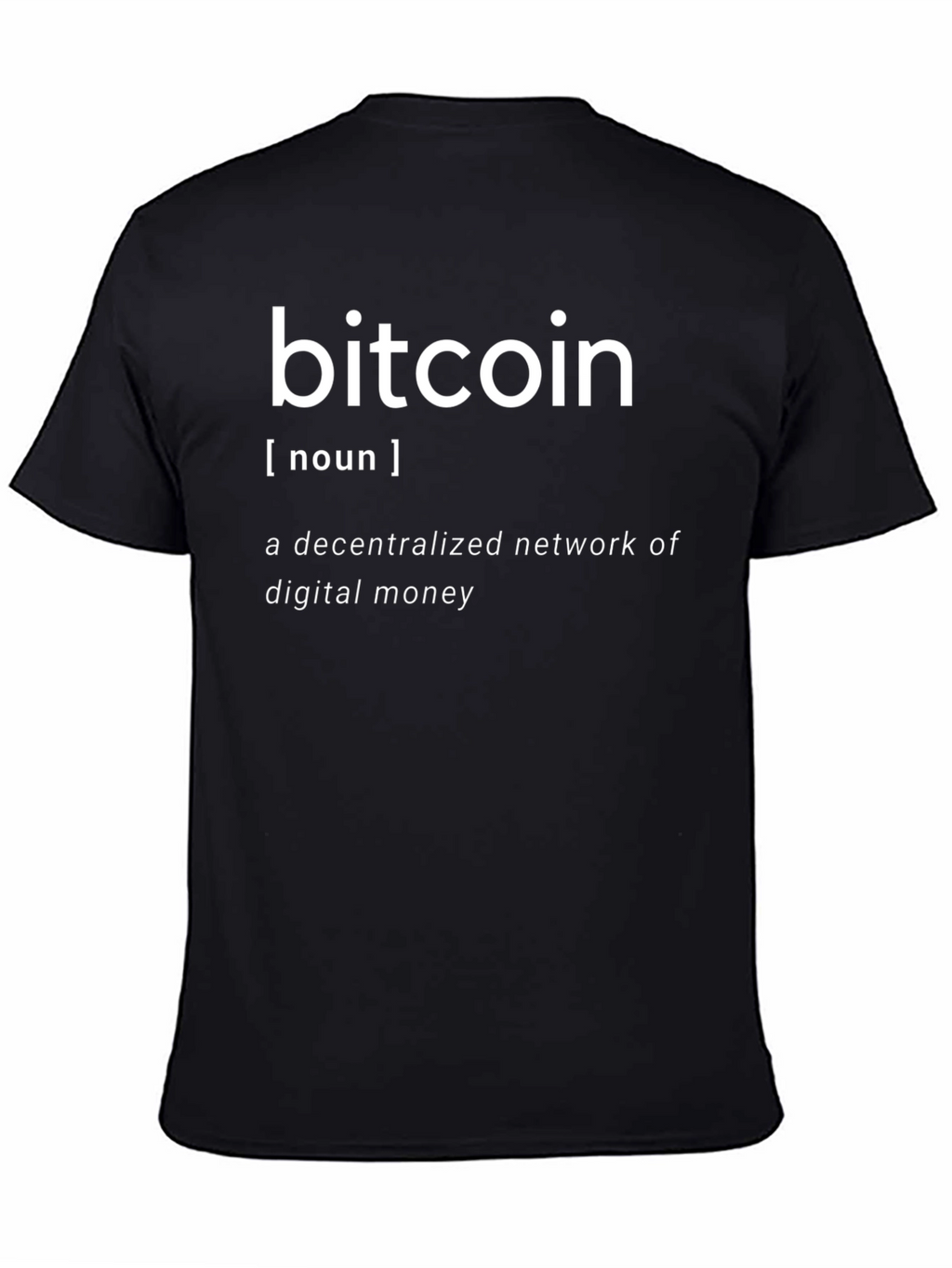 Bitcoin Definition Graphic T-Shirt - Crypto Tee