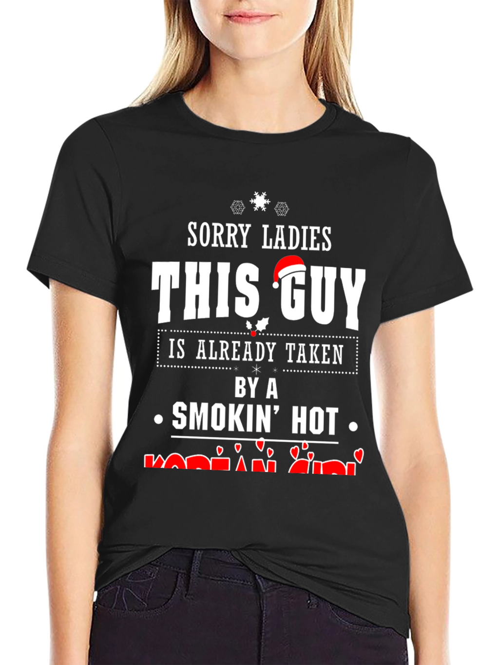 Sorry Ladies This Guy Is Taken Black T-Shirt