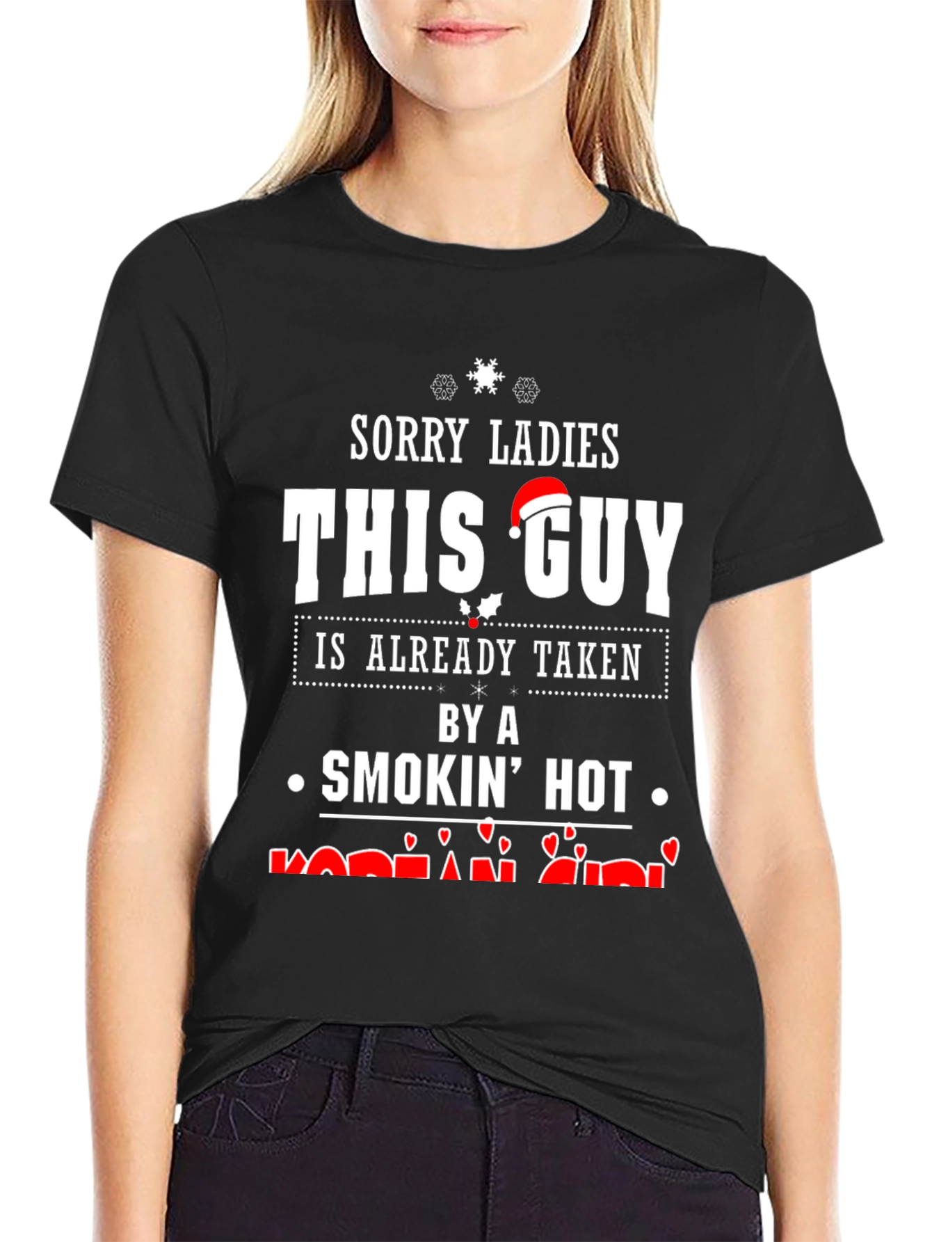 Sorry Ladies This Guy Is Taken Black T-Shirt