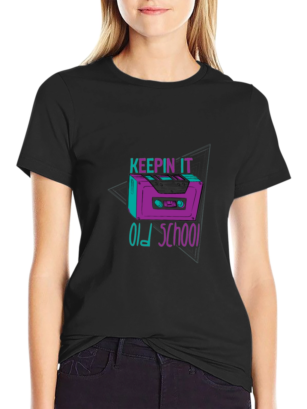 Keepin It Old School Cassette Tape T-Shirt