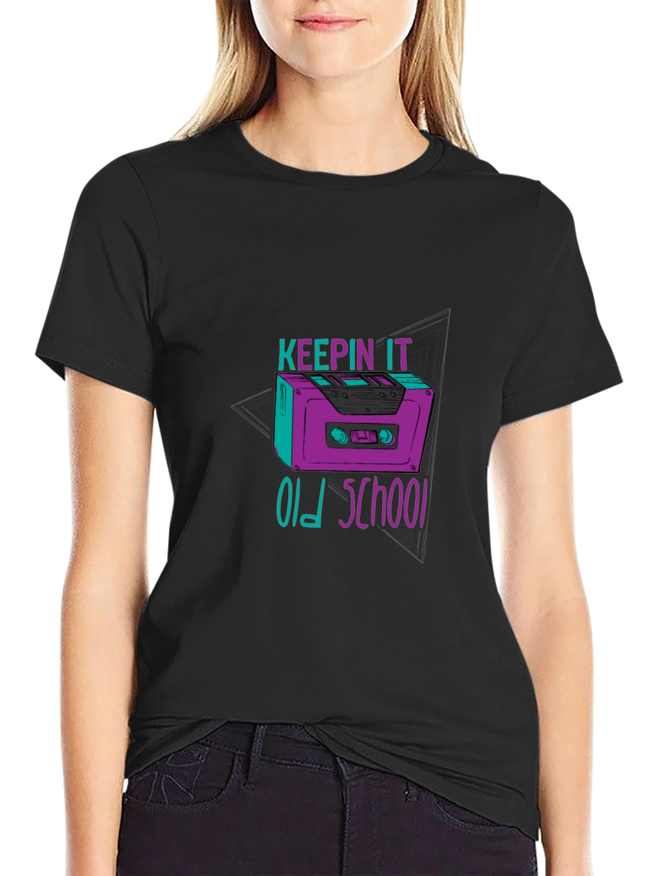 Keepin It Old School Cassette Tape T-Shirt