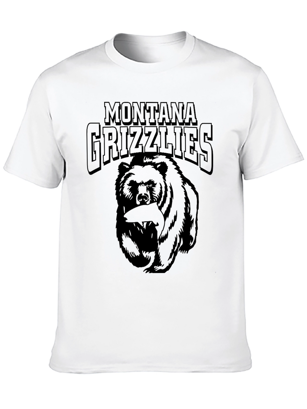 Montana Grizzlies T-Shirt - Black Bear Design