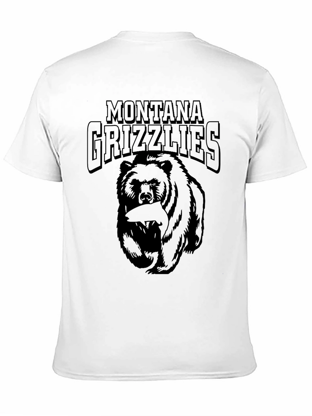 Montana Grizzlies T-Shirt - Black Bear Design