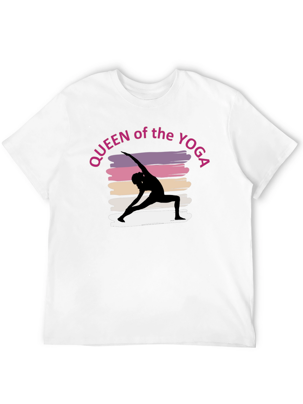 Queen of the Yoga Tee - Black Unisex T-Shirt