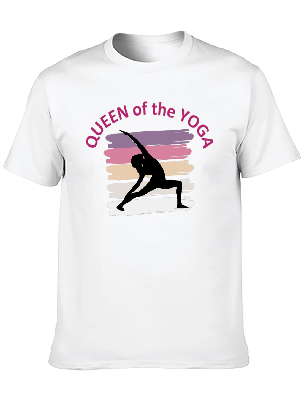 Queen of the Yoga Tee - Black Unisex T-Shirt