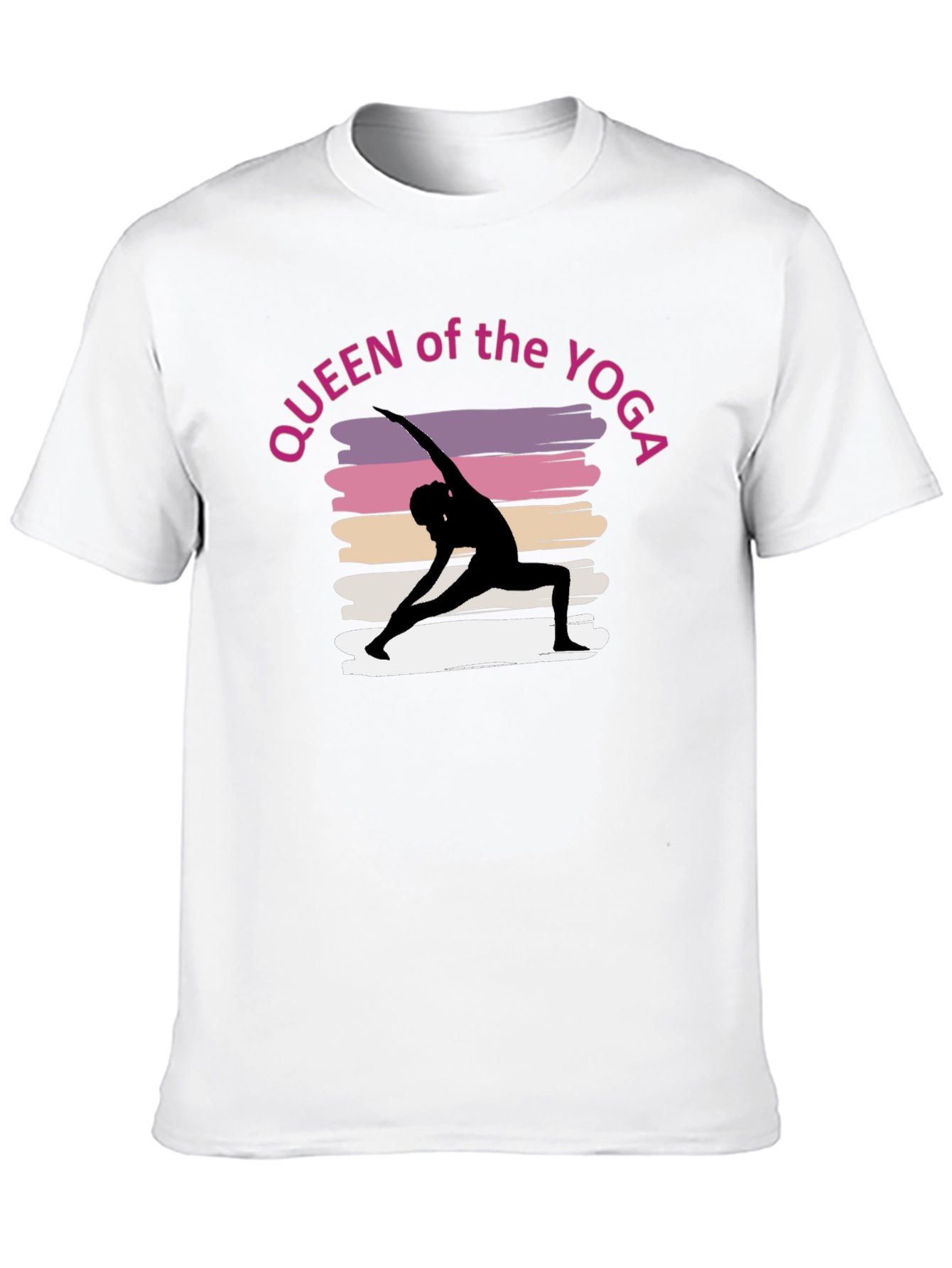 Queen of the Yoga Tee - Black Unisex T-Shirt