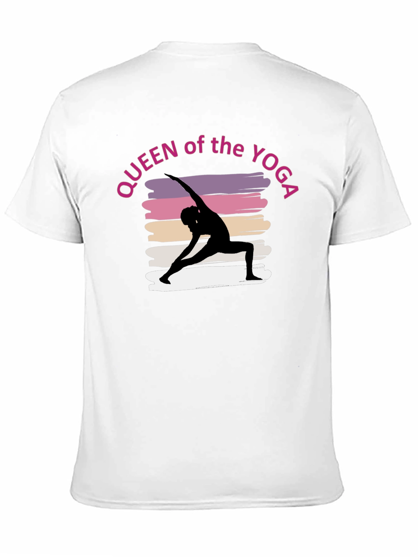 Queen of the Yoga Tee - Black Unisex T-Shirt