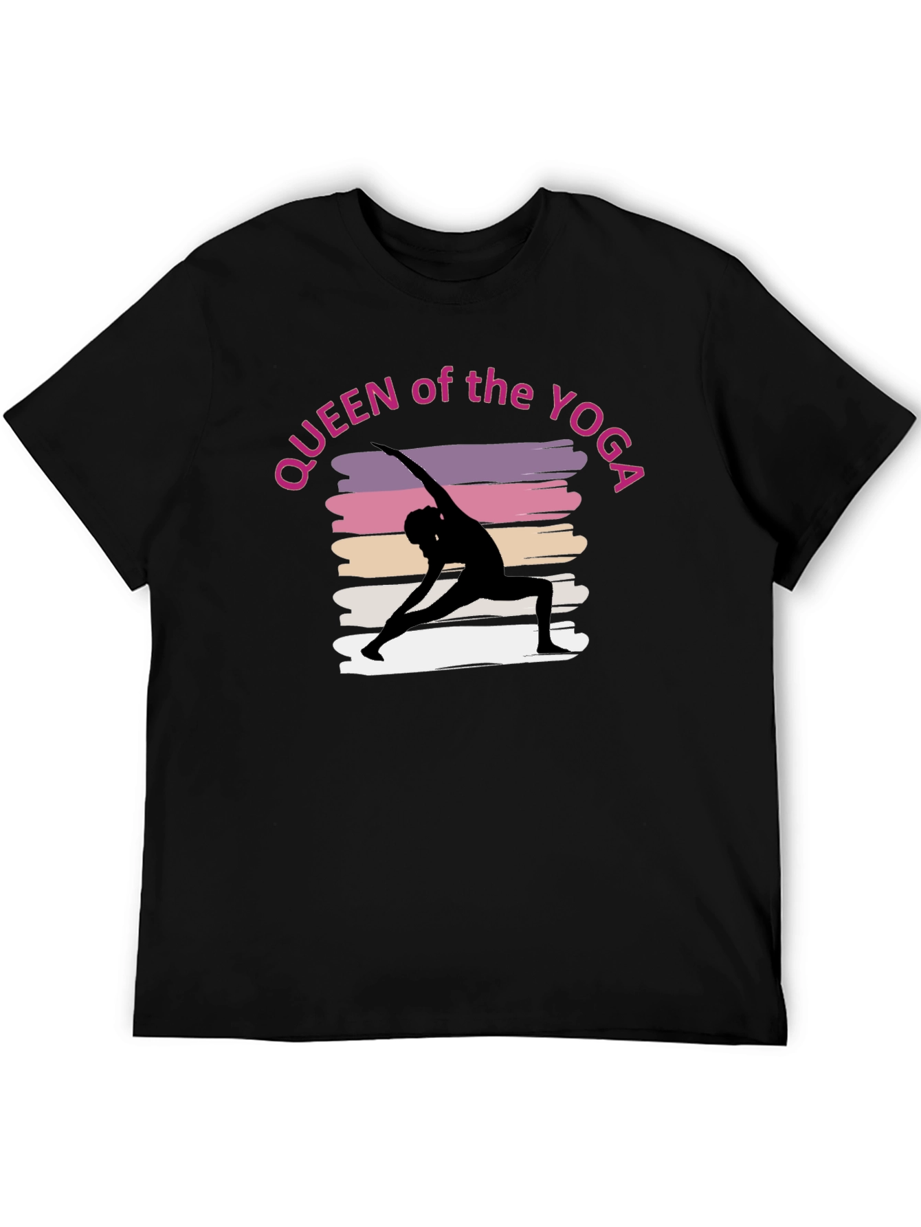 Queen of the Yoga Tee - Black Unisex T-Shirt