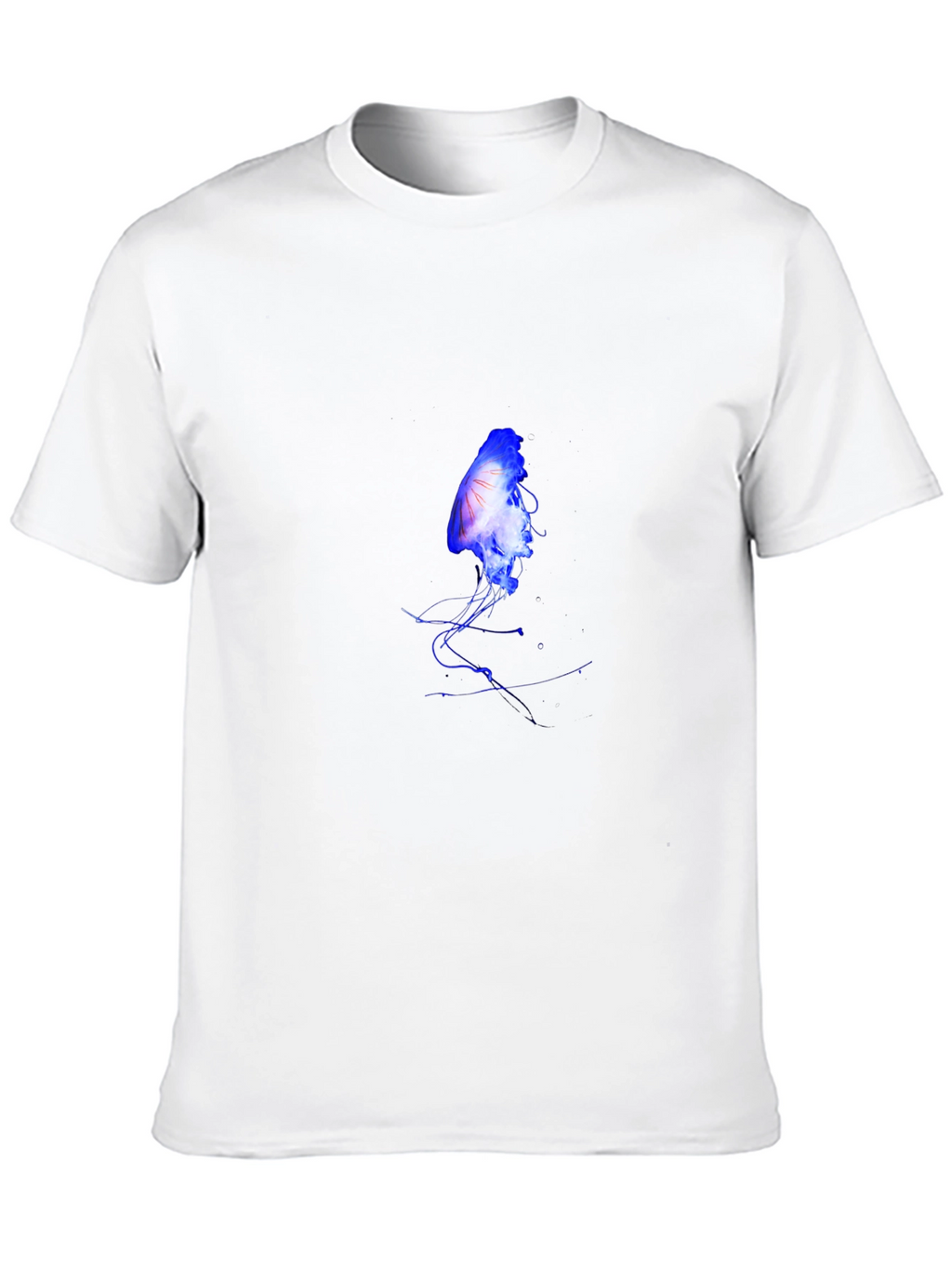Jellyfish Print Black T-Shirt - Unique Graphic Tee