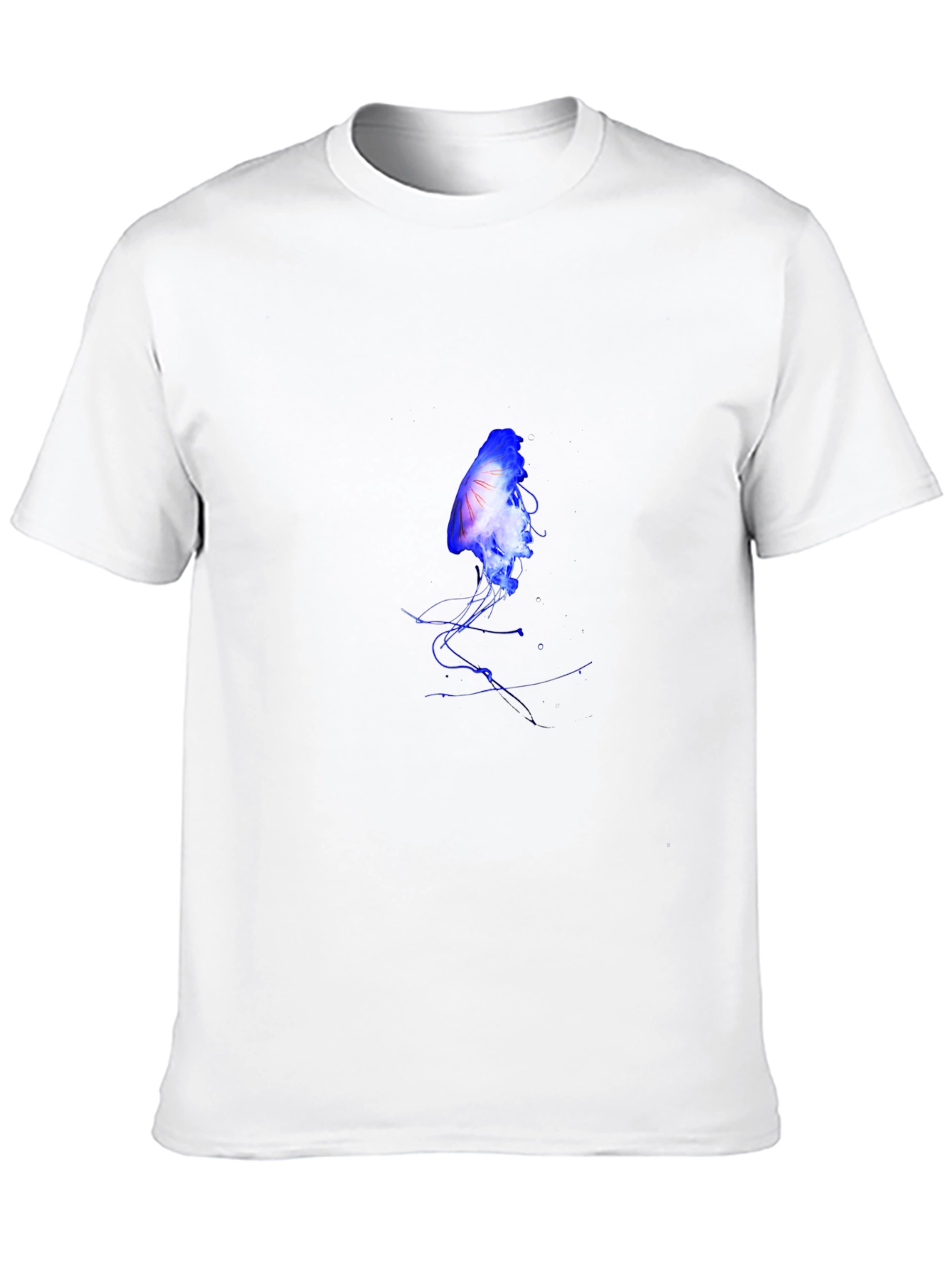 Jellyfish Print Black T-Shirt - Unique Graphic Tee