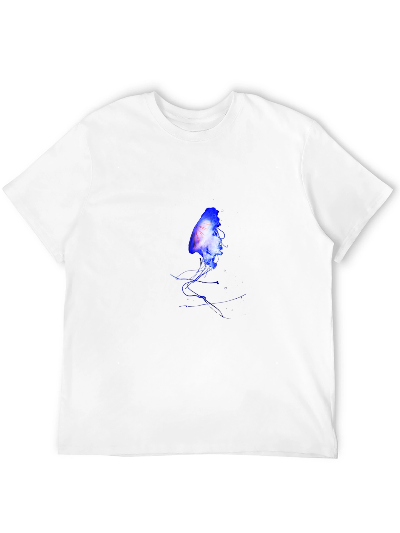 Jellyfish Print Black T-Shirt - Unique Graphic Tee