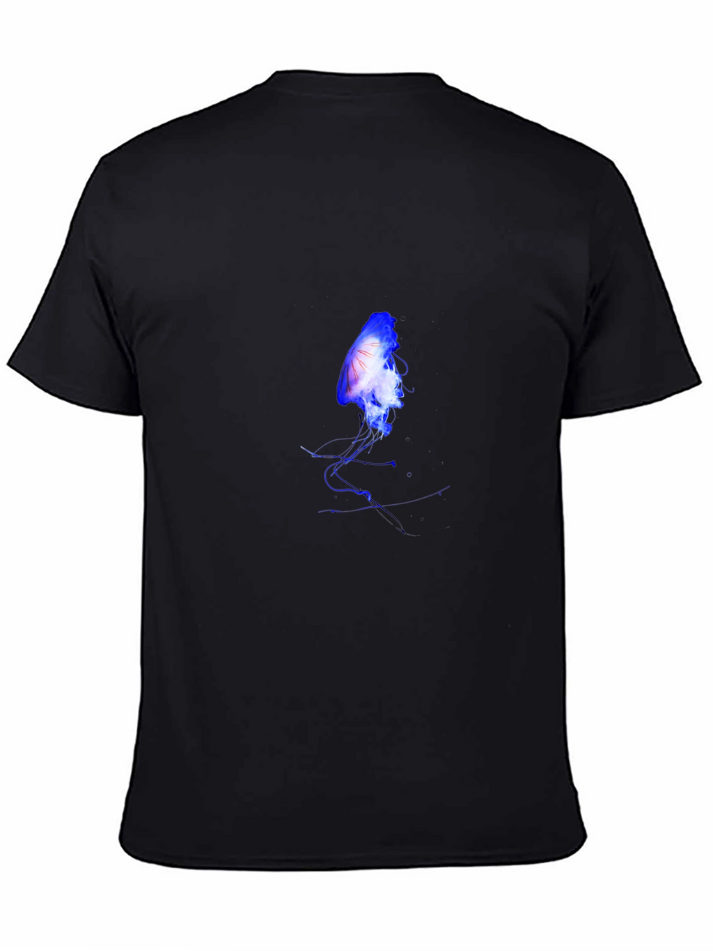Jellyfish Print Black T-Shirt - Unique Graphic Tee