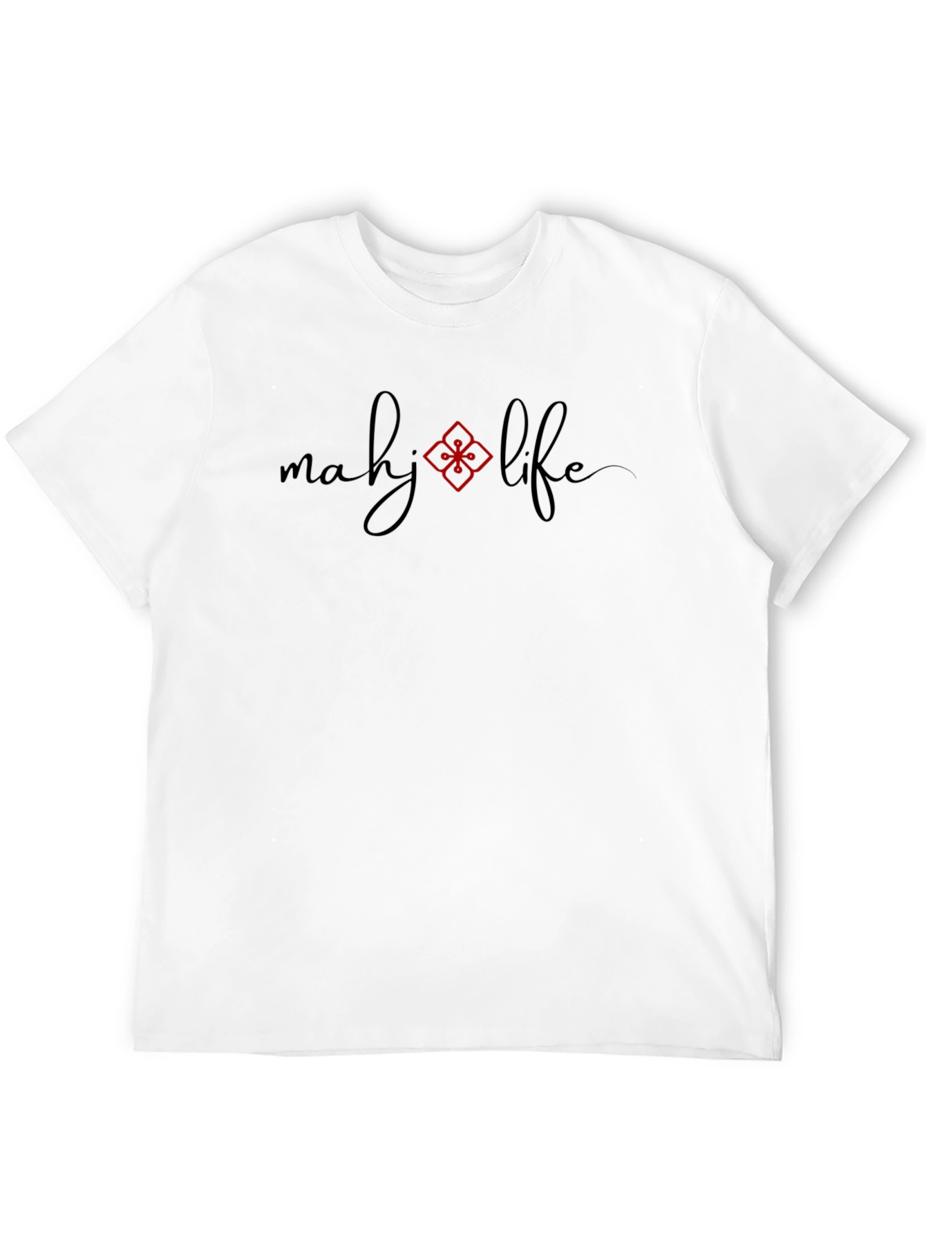 Mahj Life Black Graphic Tee