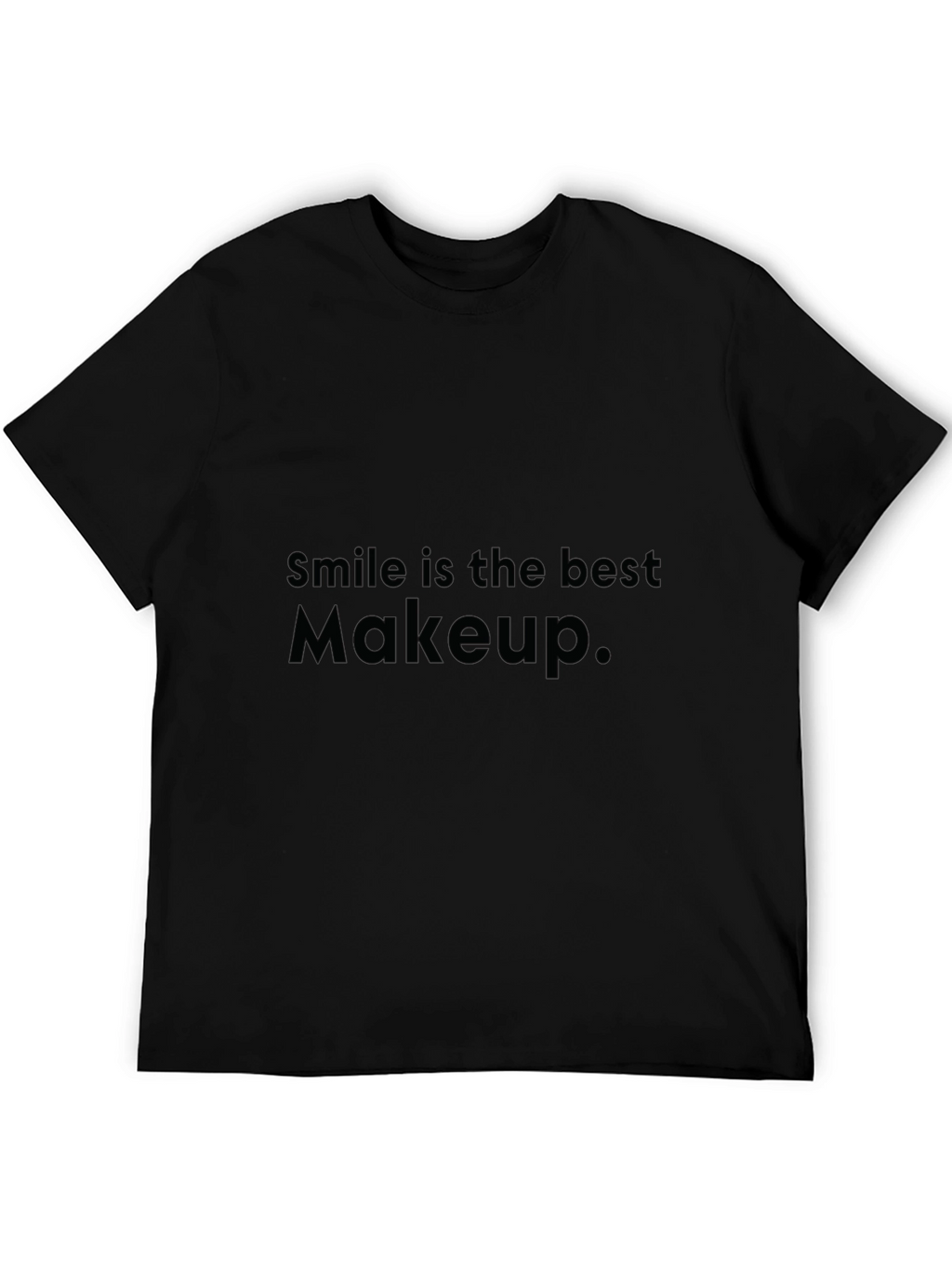 Smile is the Best Makeup Graphic Tee