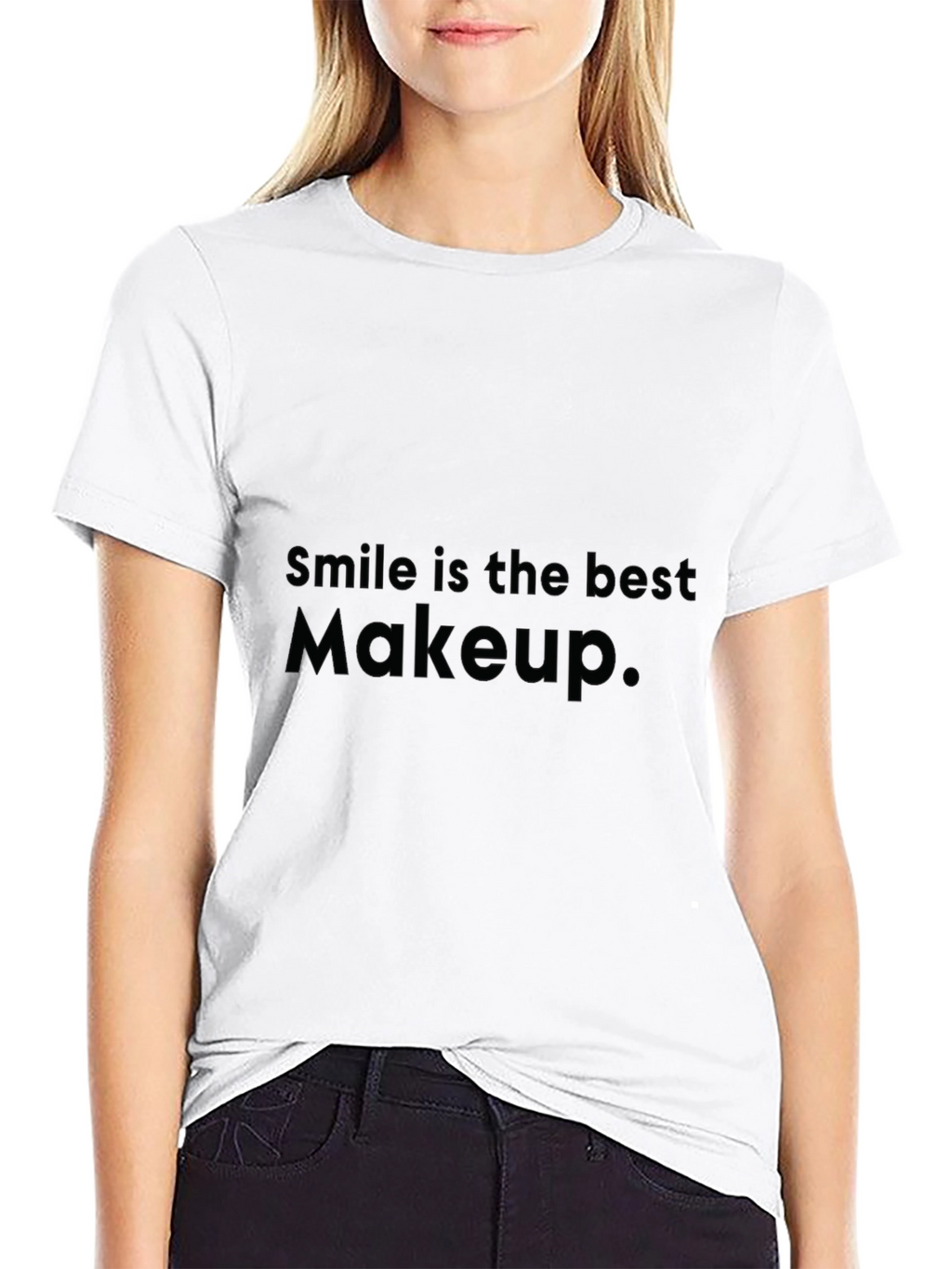Smile is the Best Makeup Graphic Tee
