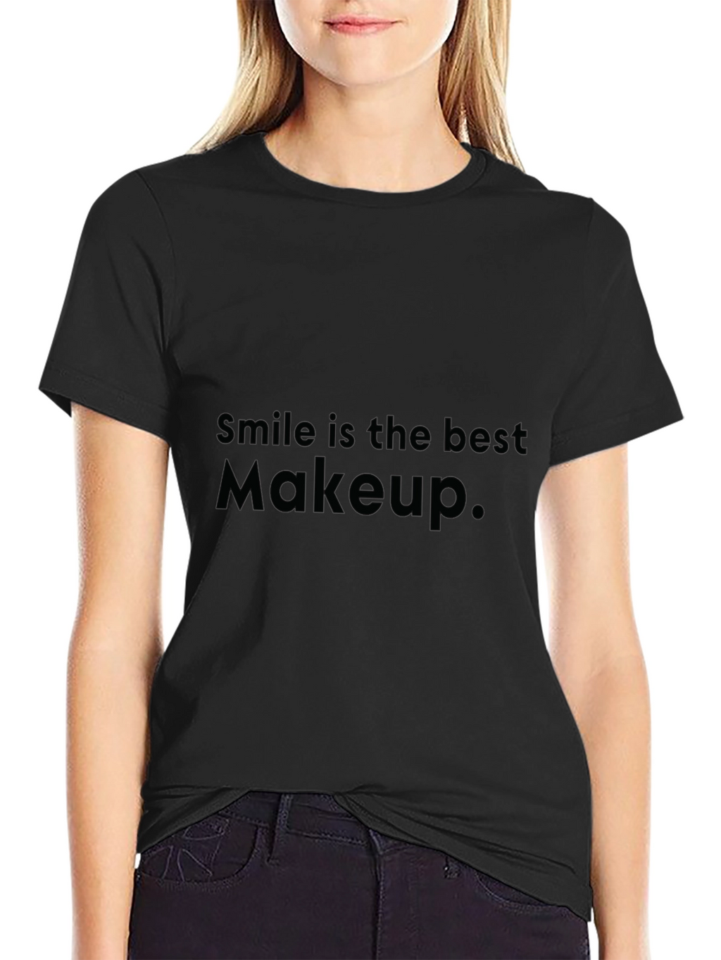 Smile is the Best Makeup Graphic Tee