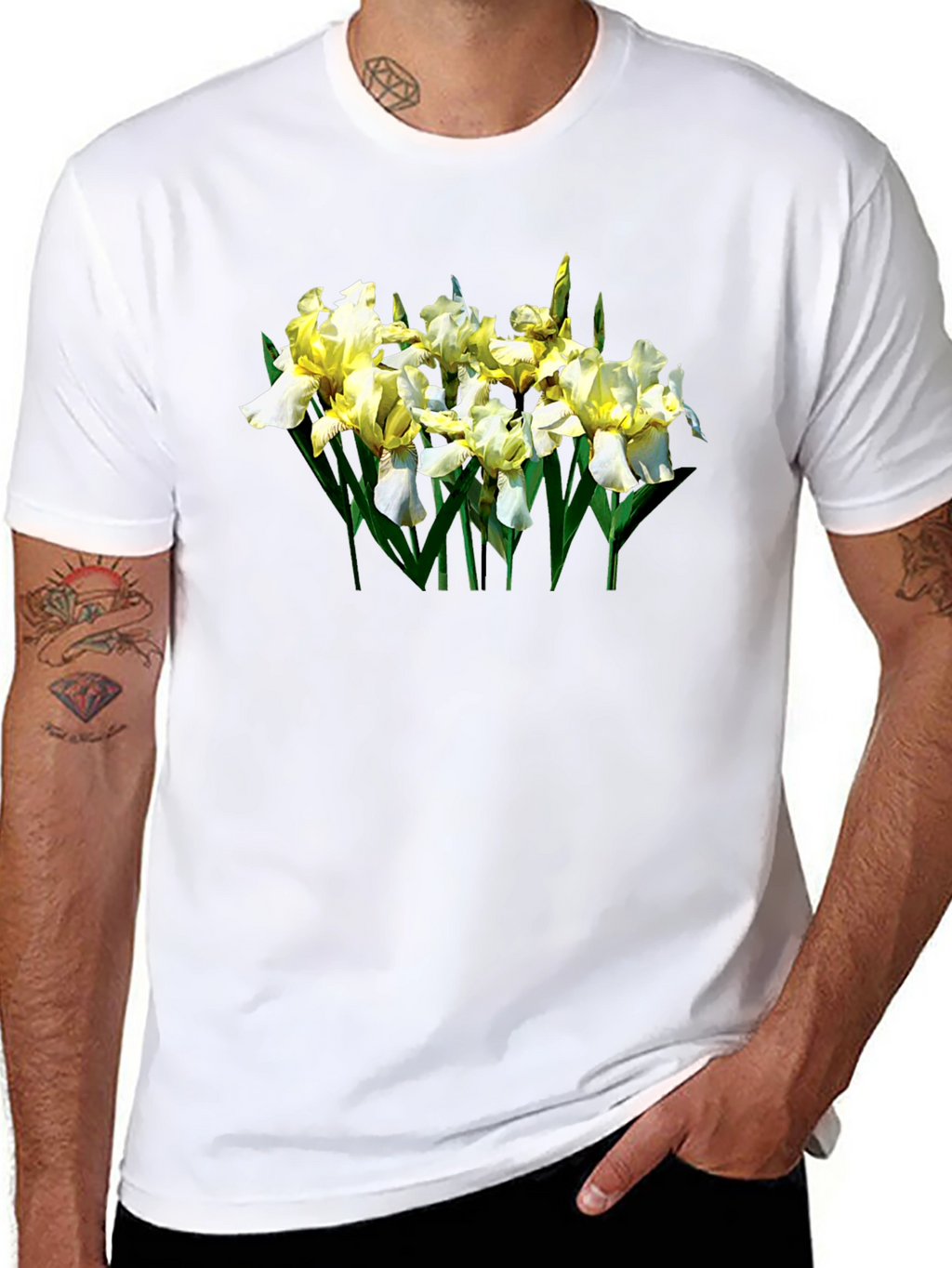Floral Iris Graphic T-Shirt
