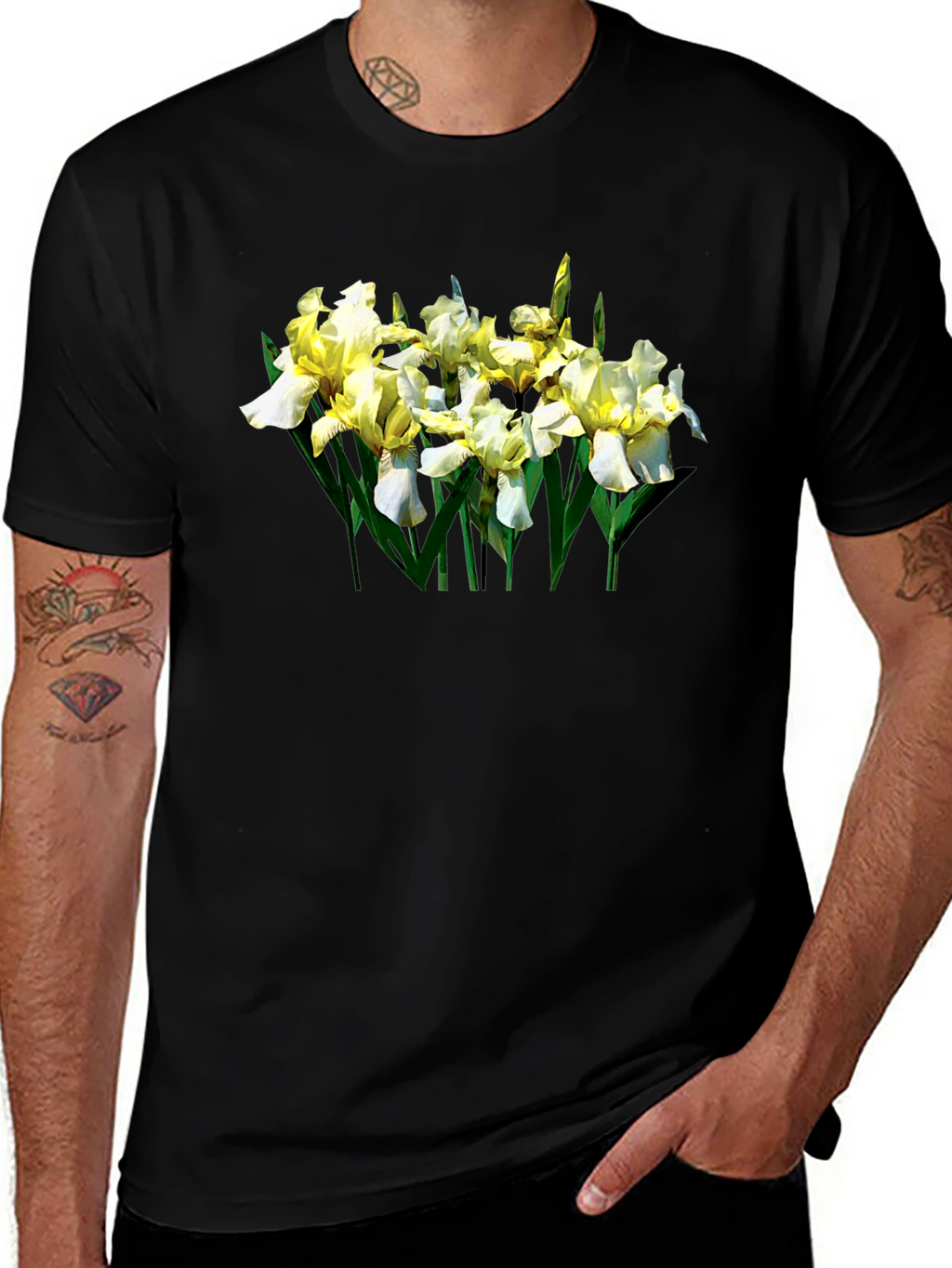 Floral Iris Graphic T-Shirt