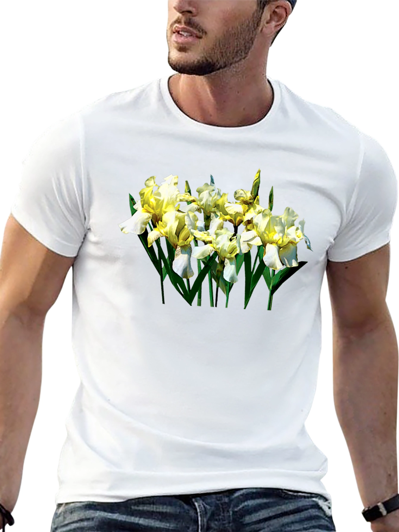 Floral Iris Graphic T-Shirt